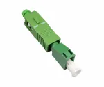 DINIC LWL Adapter LC/APC Buchse auf SC/APC Stecker Glasfaser Adapter, Singlemode / Simplex